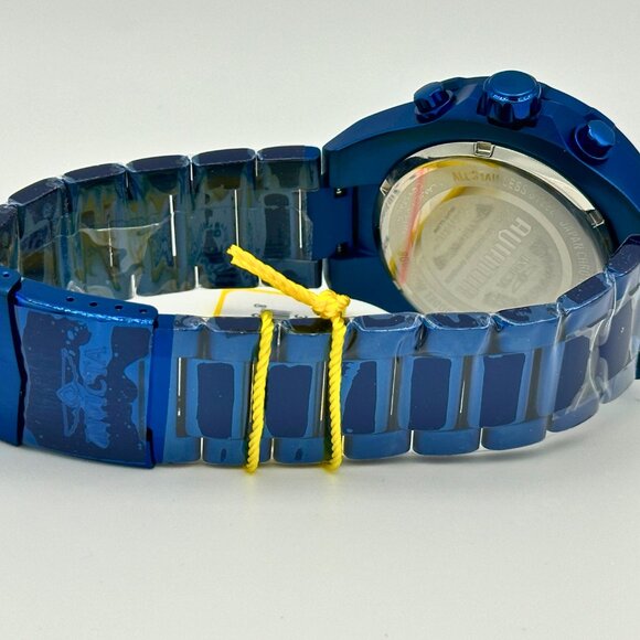 NEW Invicta Aviator F35 Edition Mens Watch All Blue Stainless Steel Limited Ed - Picture 11 of 11